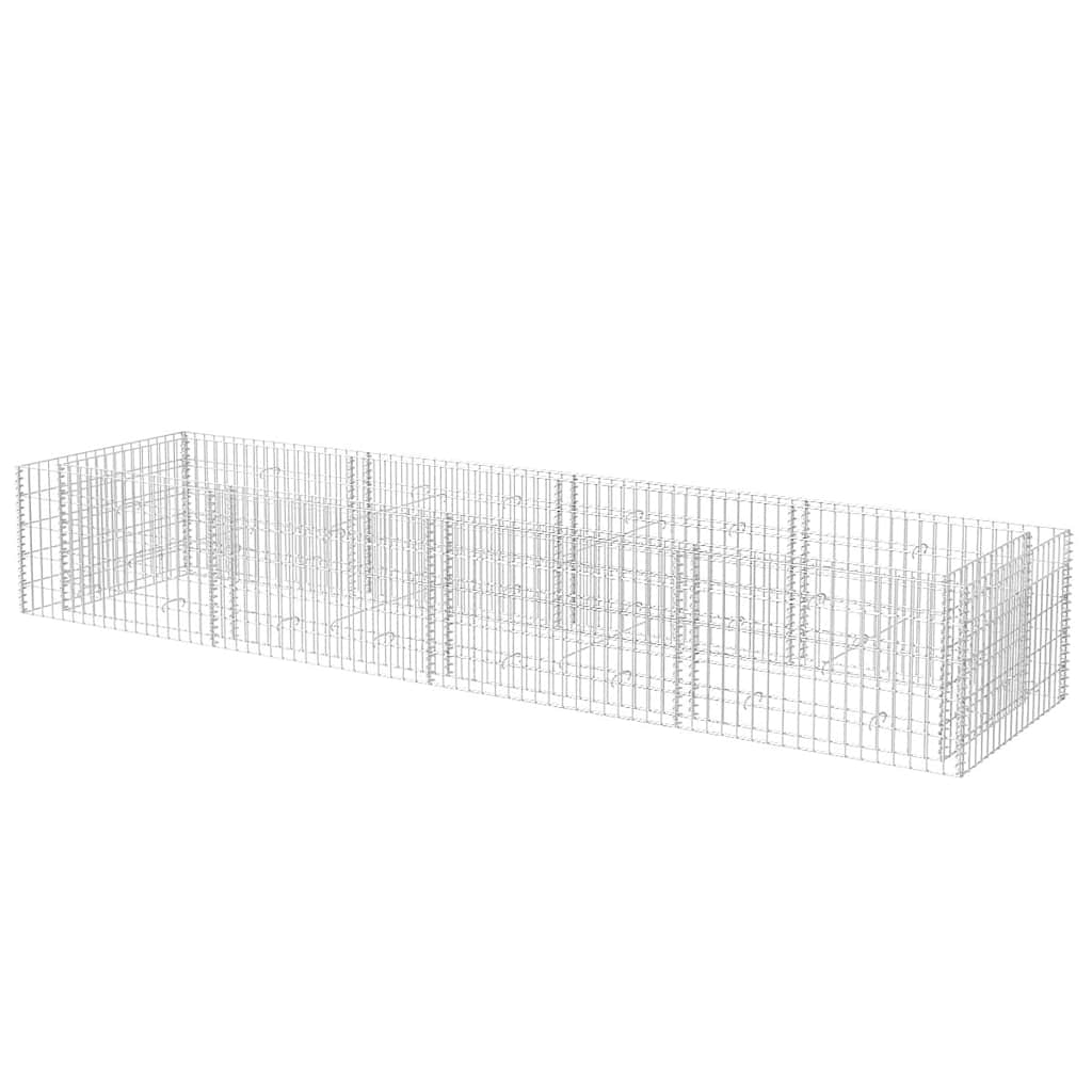 vidaXL Gabion Raised Bed Steel 360x90x50 cm