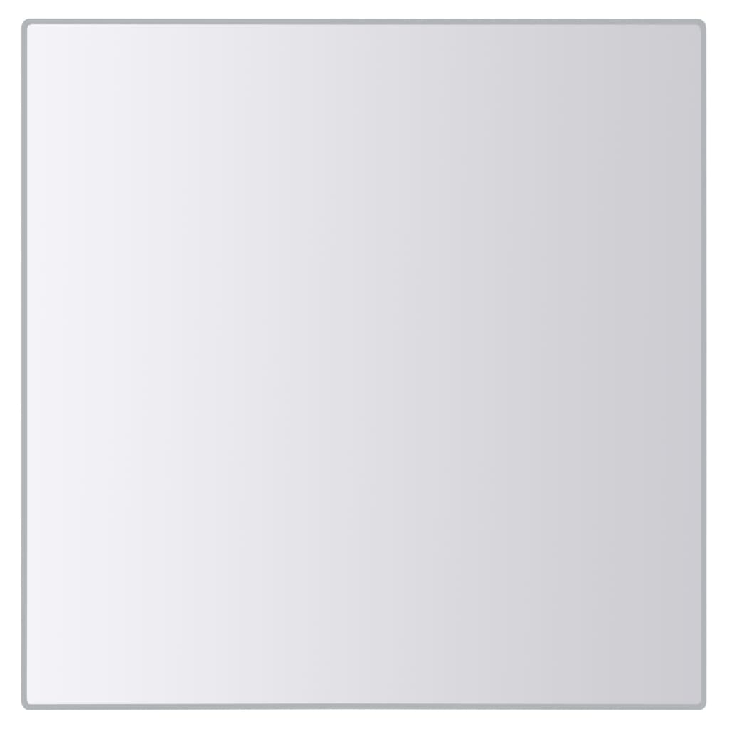 vidaXL 24 pcs Mirror Tiles Square Glass