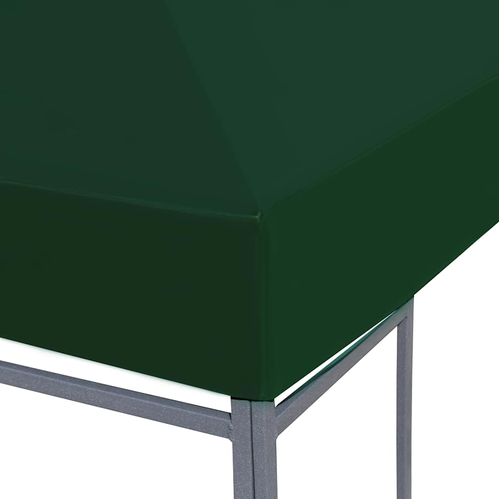 vidaXL Gazebo Top Cover 310 g/m�� 3x3 m Green