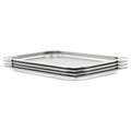 vidaXL Gastronorm Containers 4 pcs GN 1/1 20 mm Stainless Steel