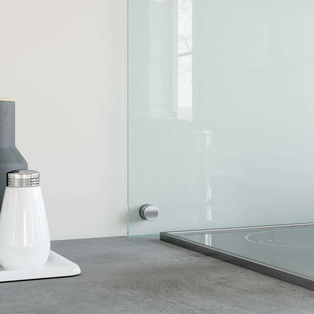 vidaXL Kitchen Backsplash Transparent 70 x 40 cm Tempered Glass