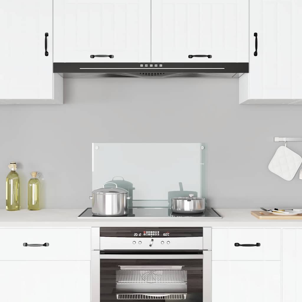vidaXL Kitchen Backsplash Transparent 70 x 40 cm Tempered Glass
