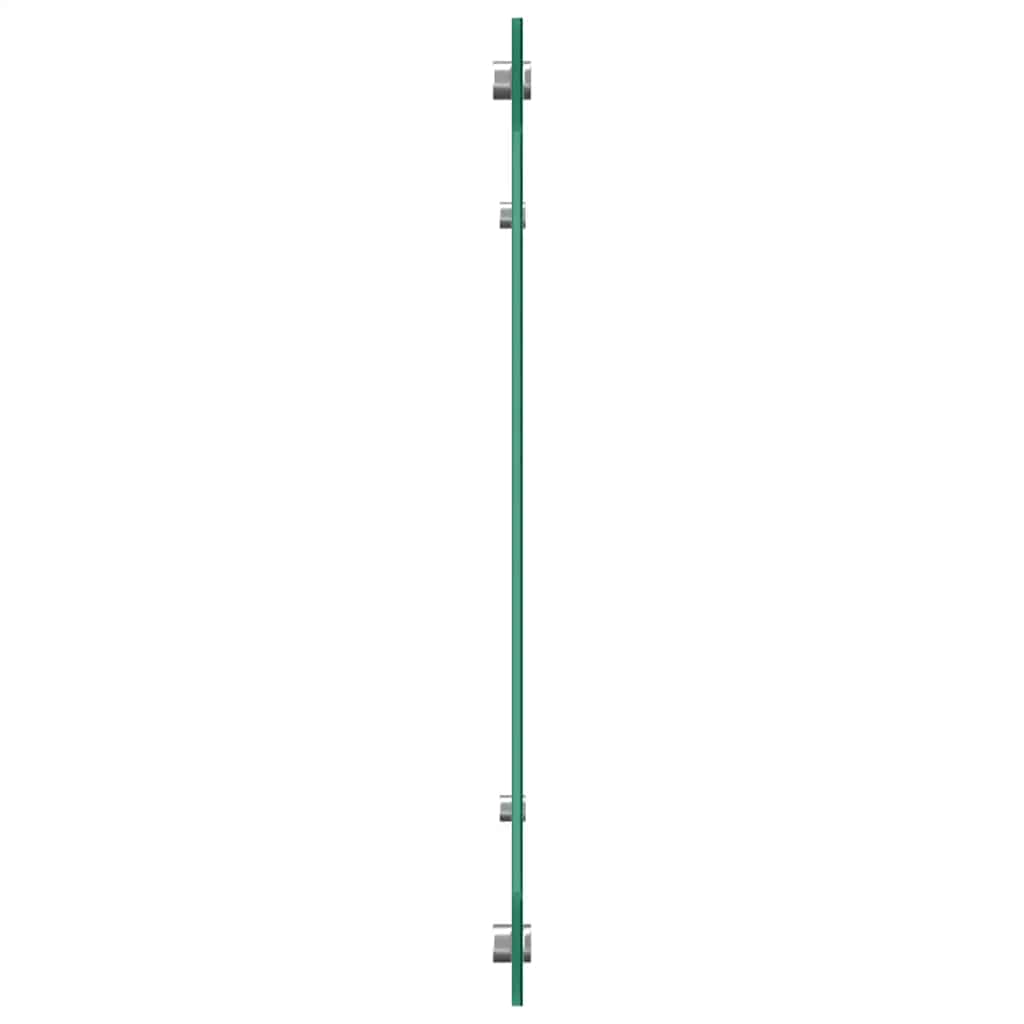 vidaXL Kitchen Backsplash Transparent 70 x 50 cm Tempered Glass