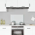 vidaXL Kitchen Backsplash Transparent 70 x 50 cm Tempered Glass