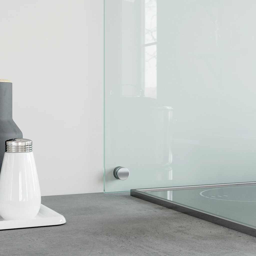 vidaXL Kitchen Backsplash Transparent 90 x 40 cm Tempered Glass