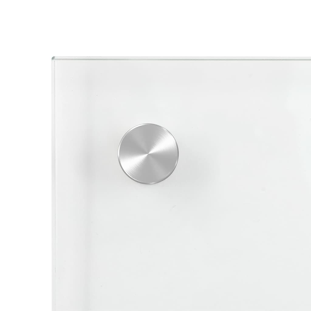 vidaXL Kitchen Backsplash Transparent 90 x 40 cm Tempered Glass