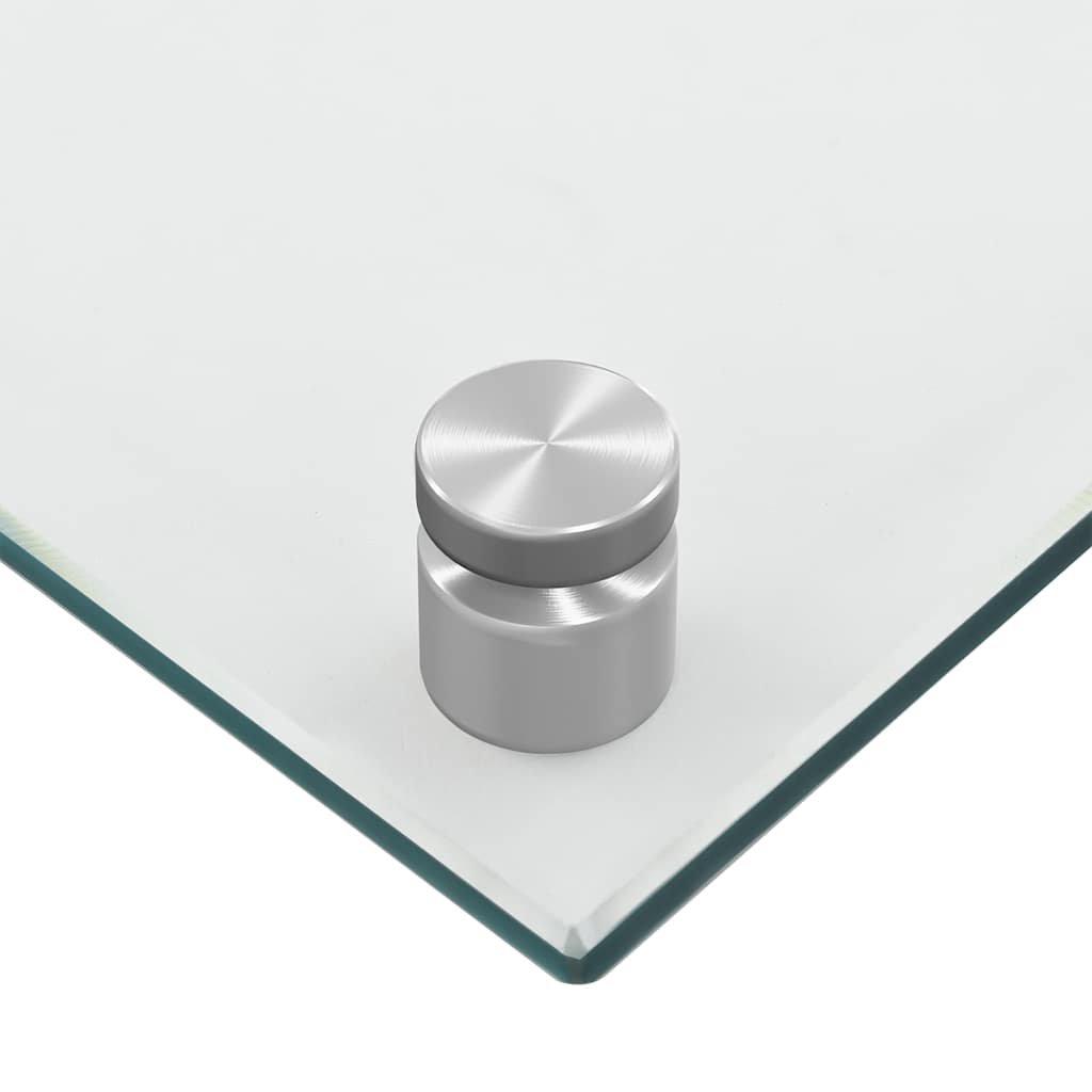 vidaXL Kitchen Backsplash Transparent 90 x 40 cm Tempered Glass