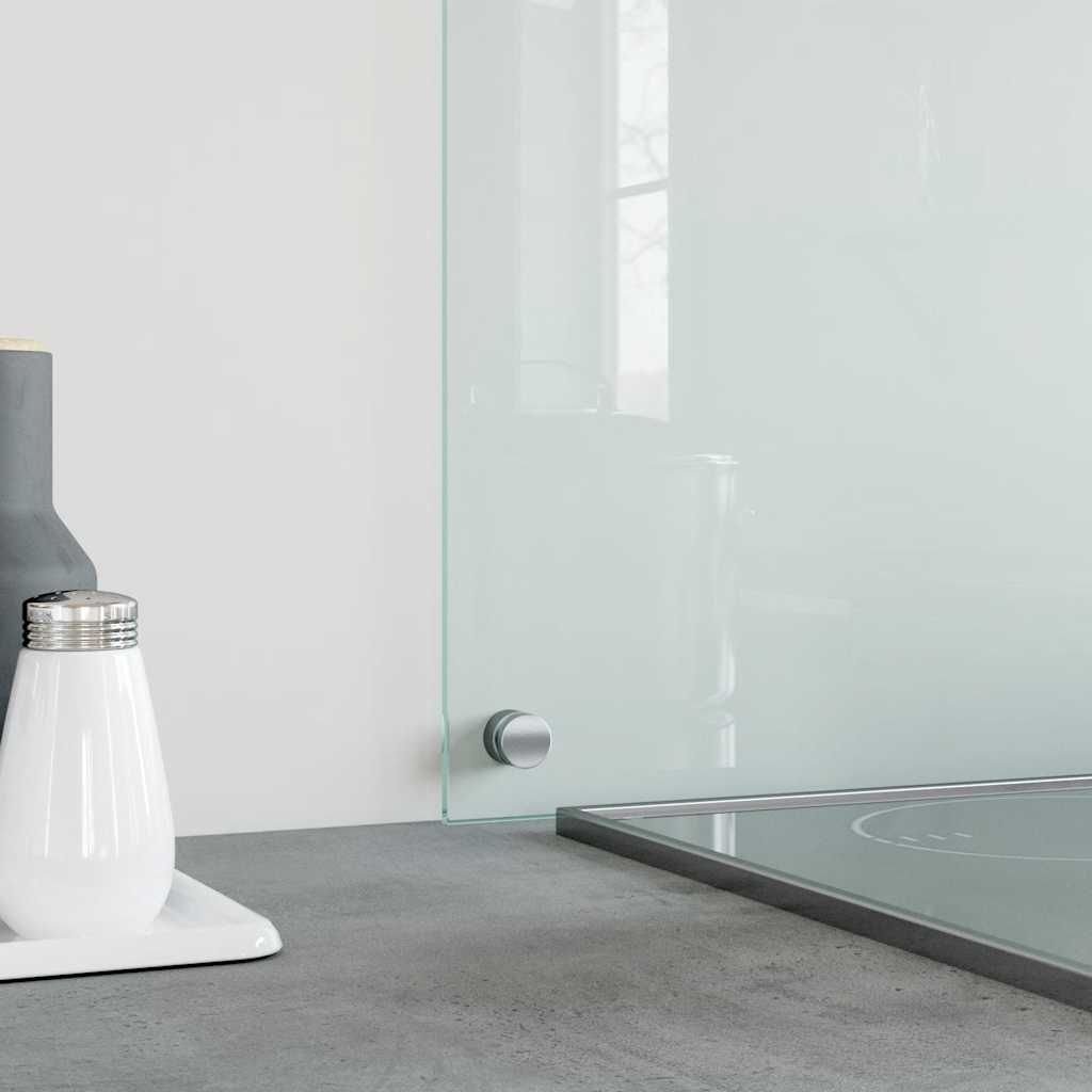 vidaXL Kitchen Backsplash Transparent 100 x 40 cm Tempered Glass