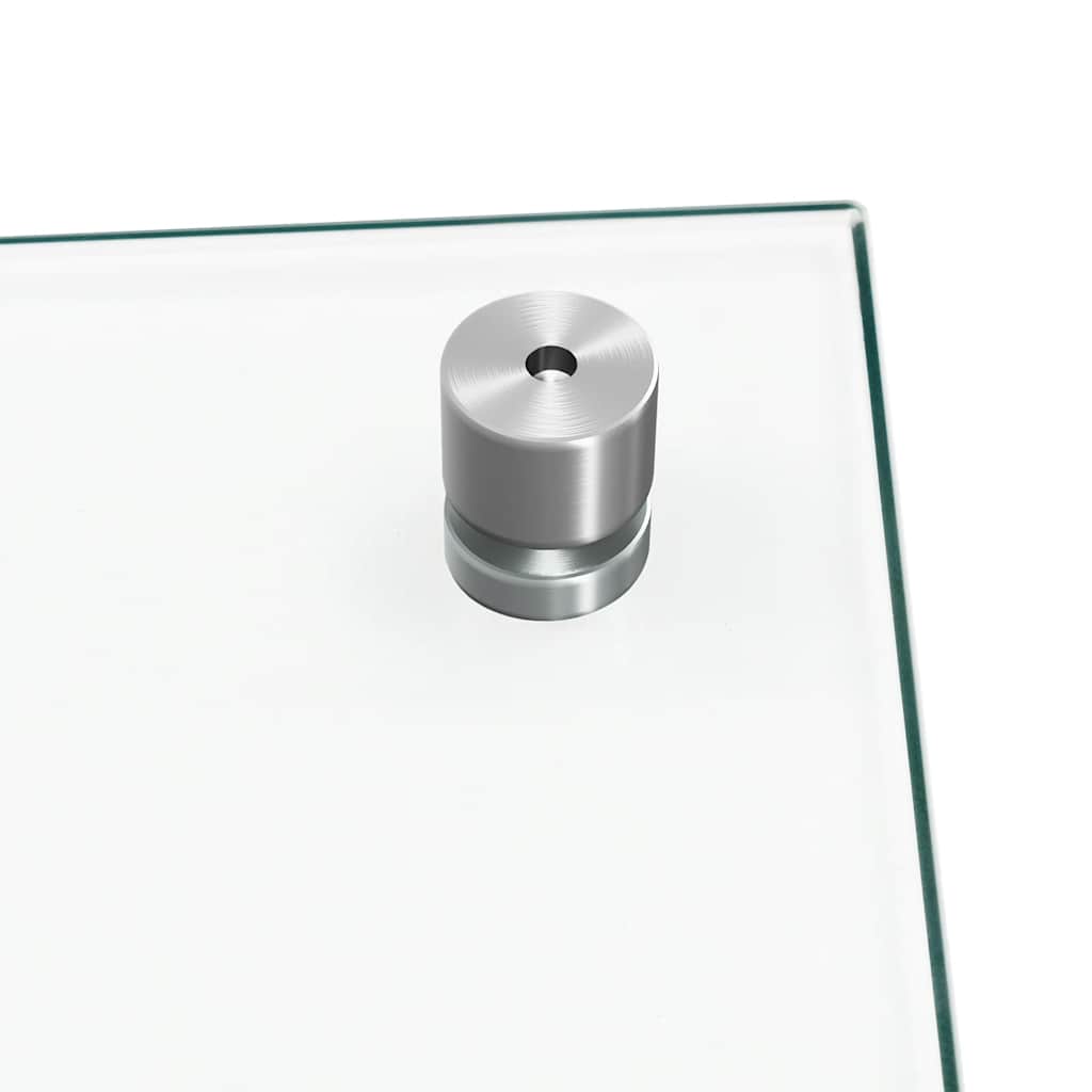 vidaXL Kitchen Backsplash Transparent 100 x 40 cm Tempered Glass