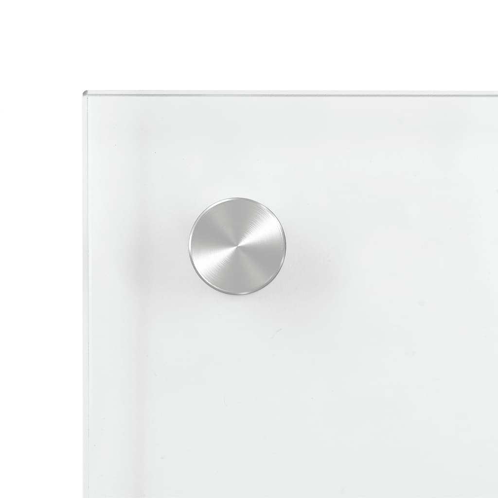 vidaXL Kitchen Backsplash Transparent 100 x 40 cm Tempered Glass