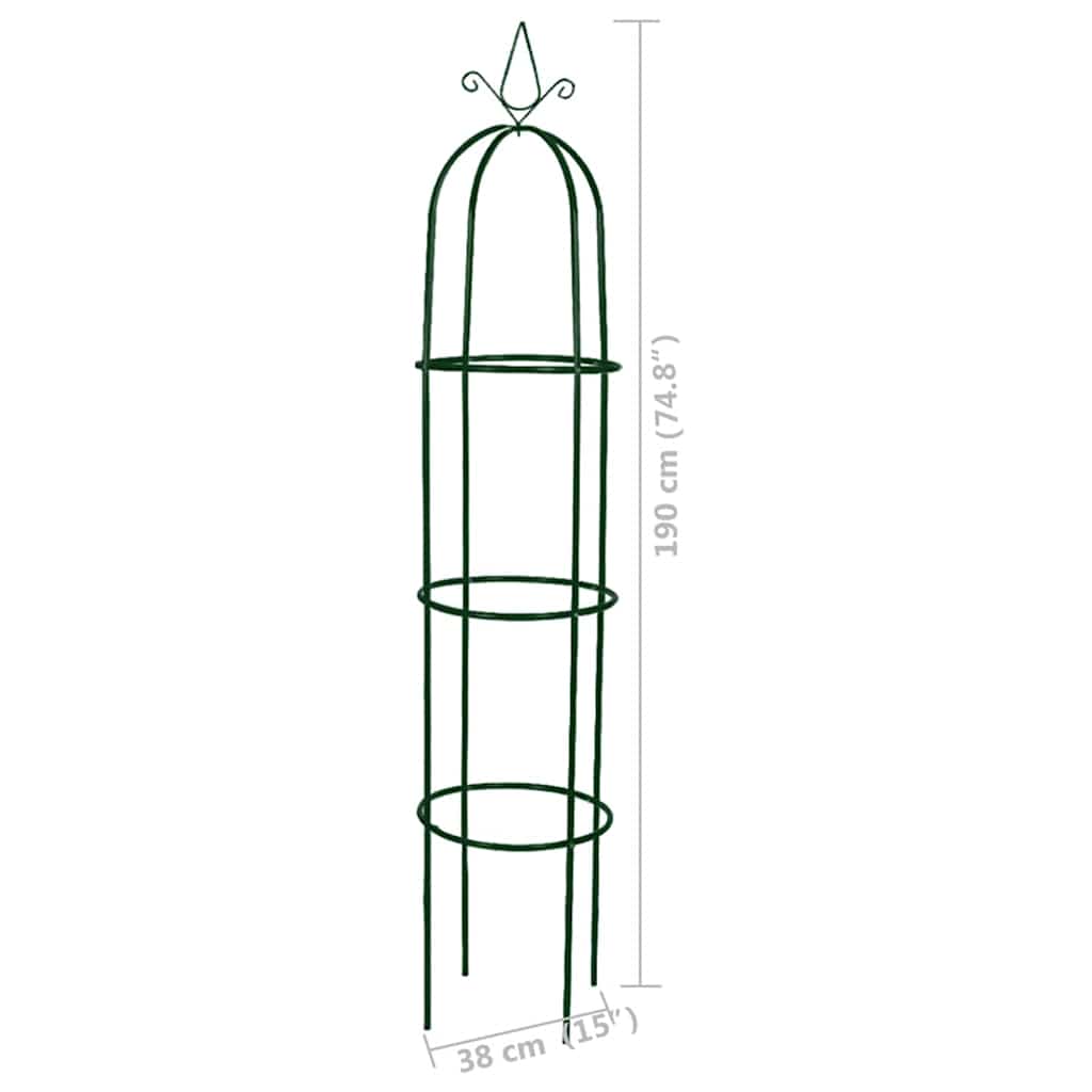 vidaXL Garden Arch Tower 2 pcs