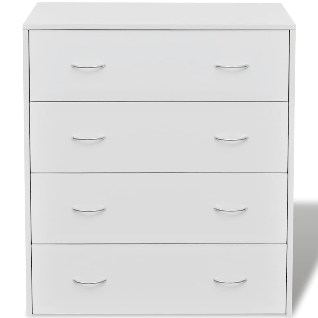 vidaXL Sideboard with 4 Drawers 60x30.5x71 cm White