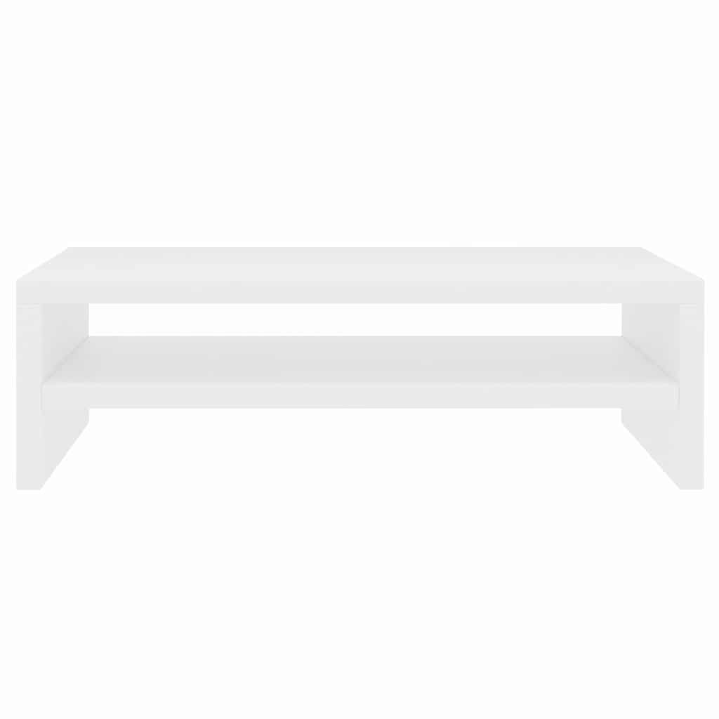 vidaXL Monitor Stand White 42x24x13 cm Engineered Wood