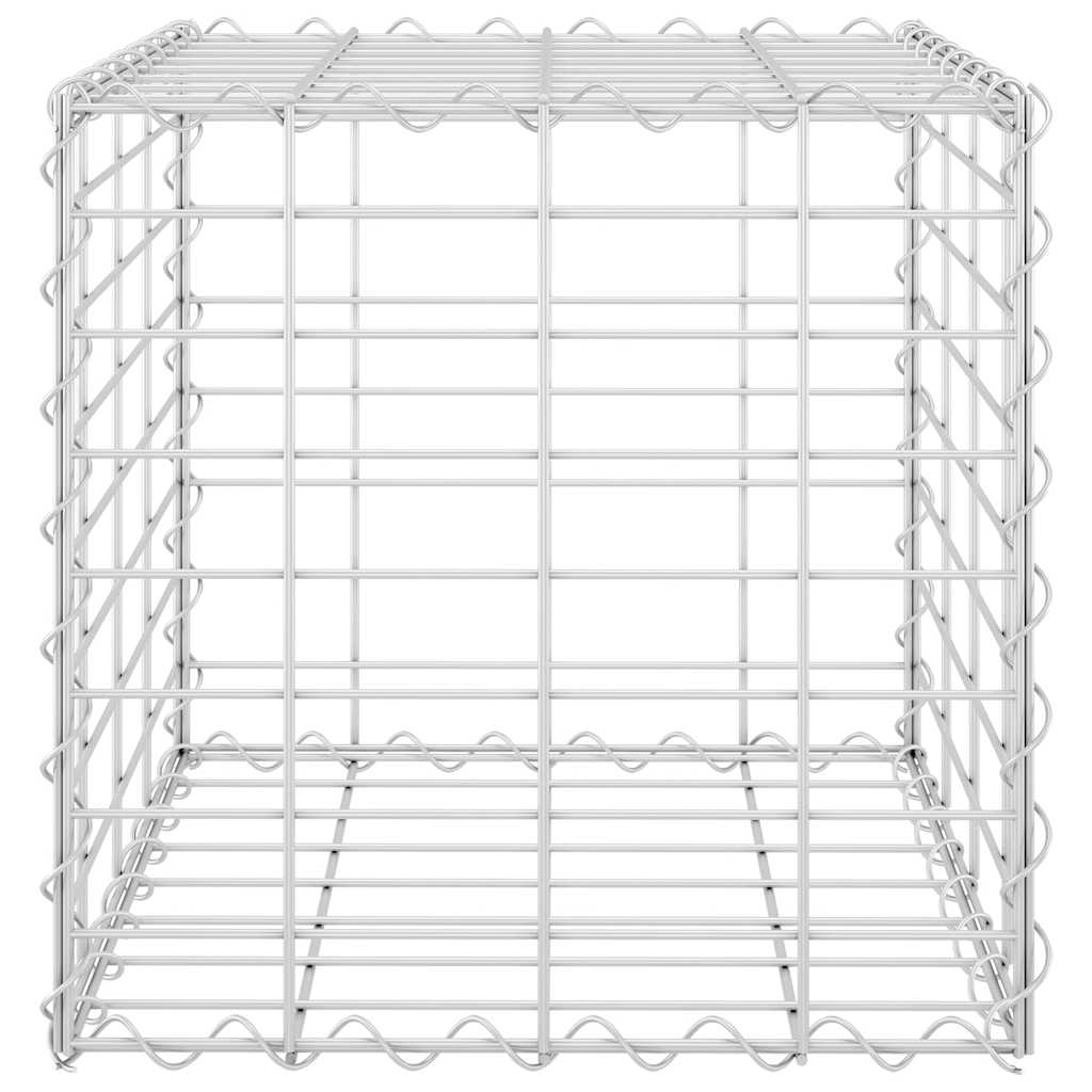 vidaXL Cube Gabion Raised Bed Steel Wire 40x40x40 cm