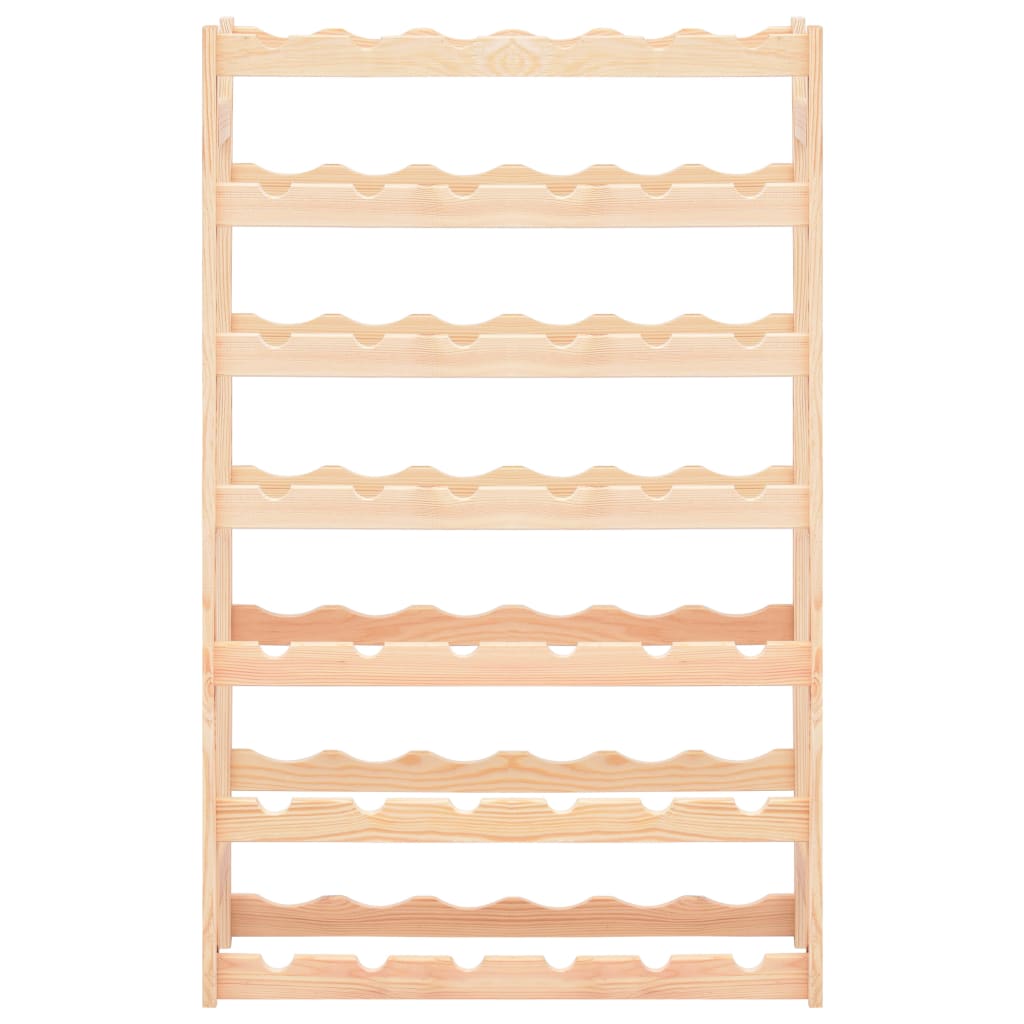 vidaXL Wine Rack for 42 Bottles Pinewood