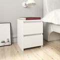 vidaXL Bedside Cabinets 2 pcs White 30x30x40 cm Engineered Wood