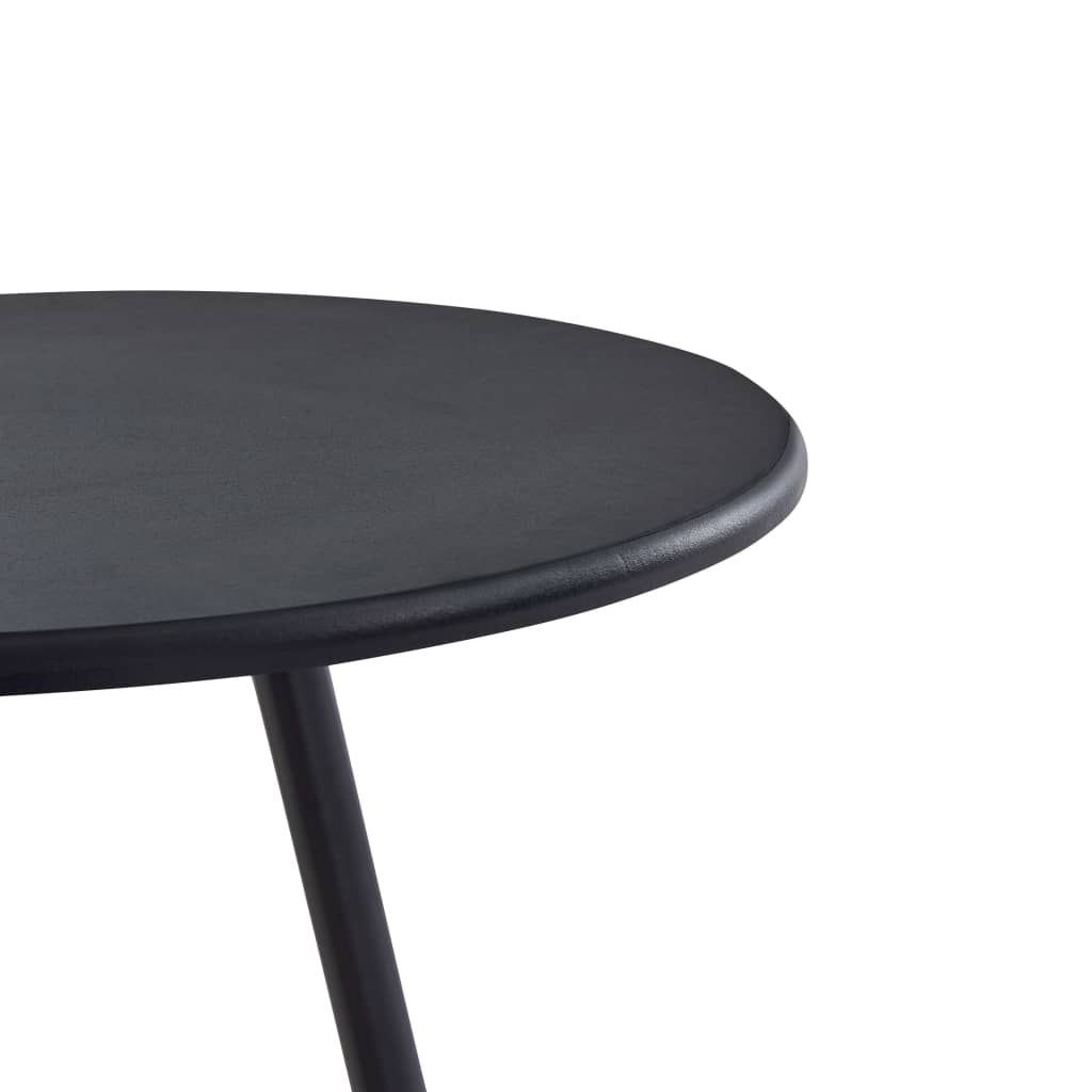 vidaXL Bar Table Black 60x107.5 cm MDF