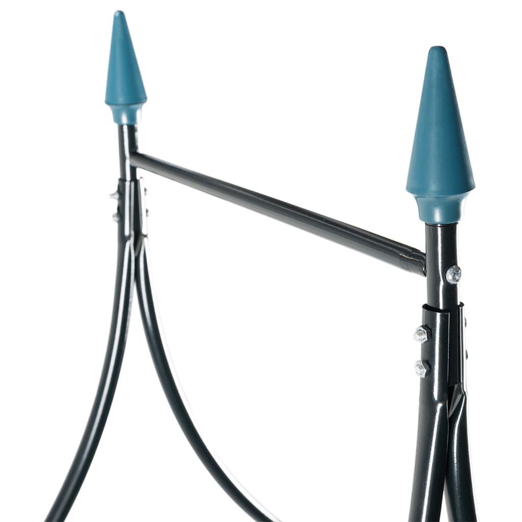 vidaXL Garden Arch Dark Green 142x37x275 cm Iron