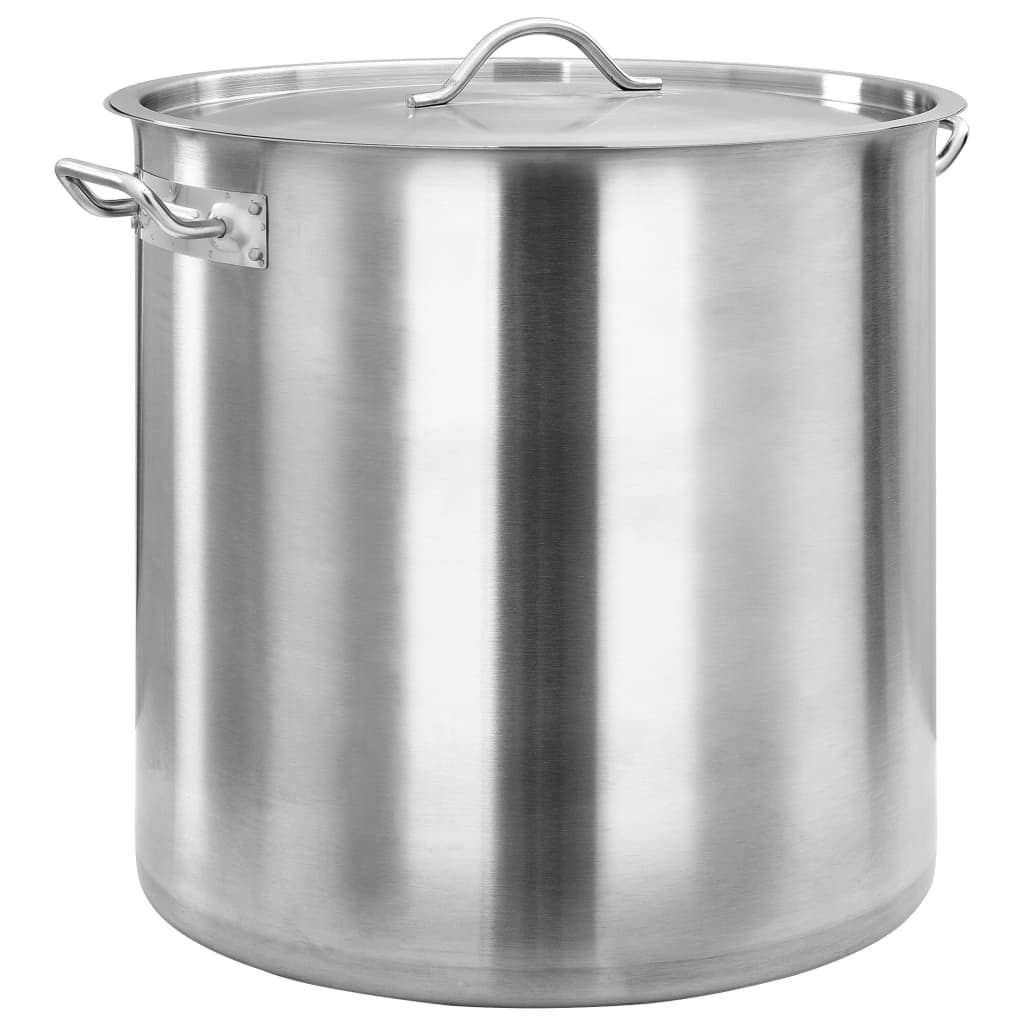 vidaXL Stock Pot 50 L 40x40 cm Stainless Steel