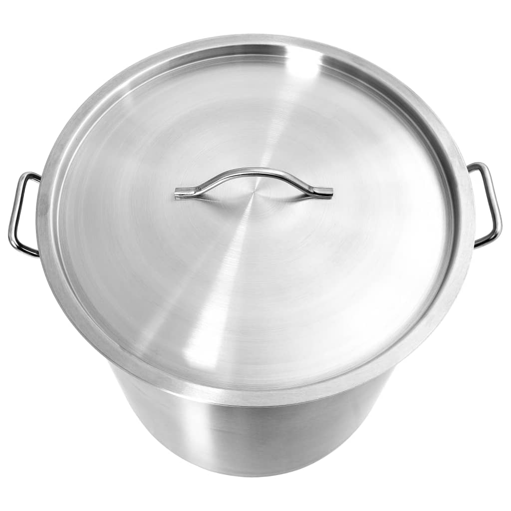 vidaXL Stock Pot 50 L 40x40 cm Stainless Steel
