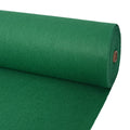 vidaXL Exhibition Carpet Plain 1.2x12 m Green