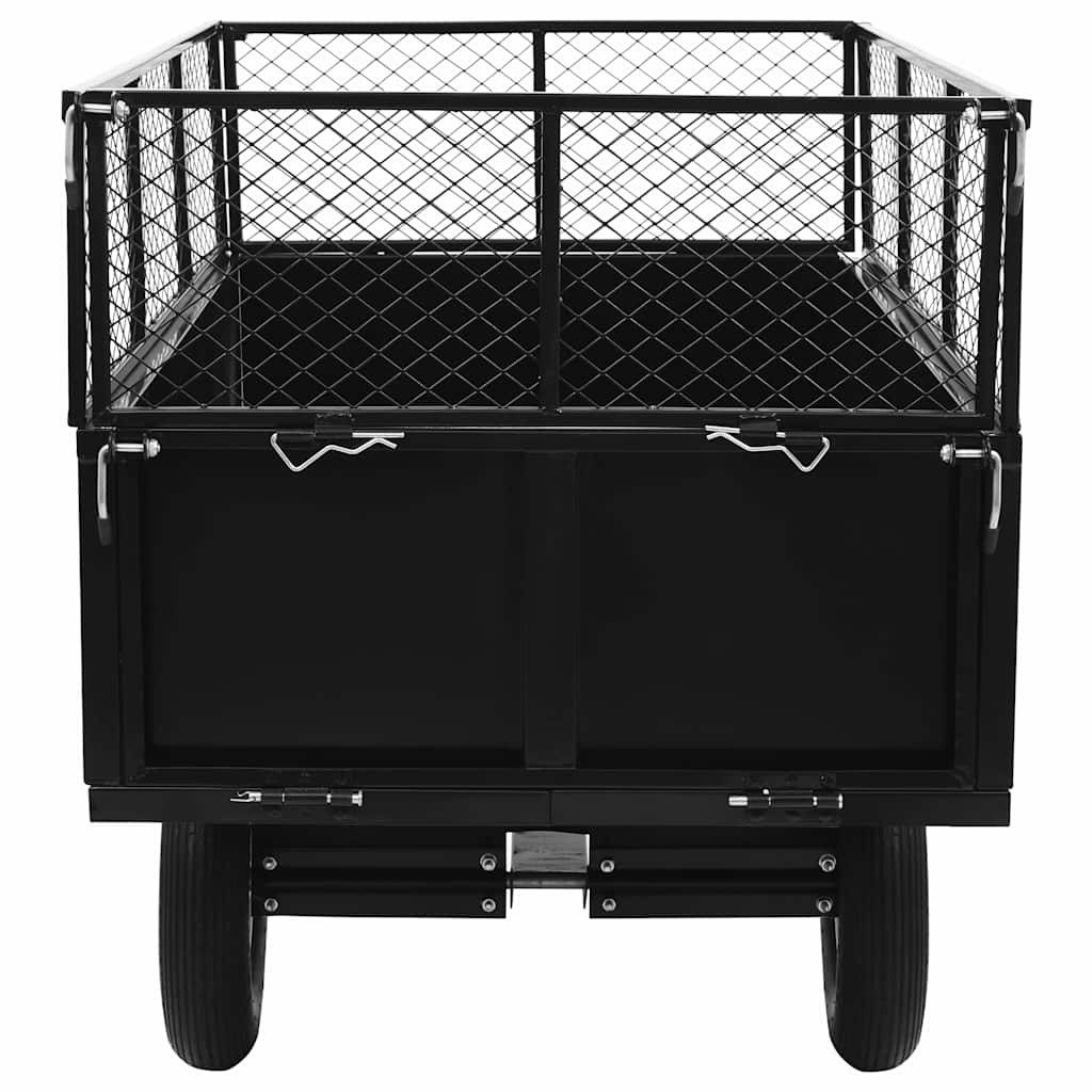 vidaXL Tipping Trailer for Lawn Mower 300 kg Load