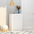 vidaXL Shoe Cabinet White 60x35x84 cm Engineered Wood