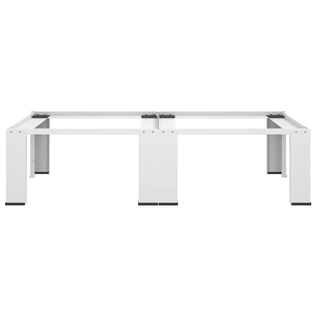 vidaXL Double Washing and Drying Machine Pedestal White