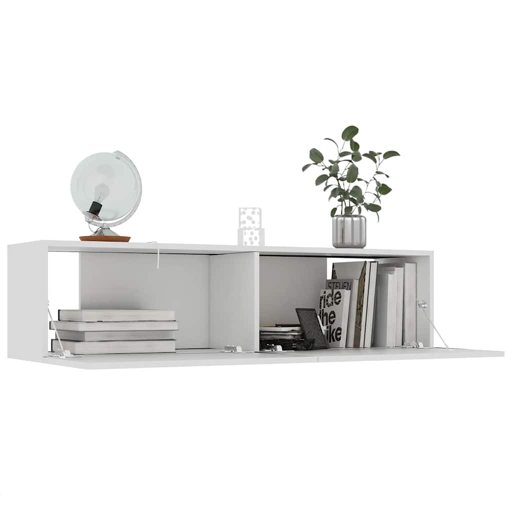 vidaXL TV Cabinet White 120x30x30 cm Engineered Wood