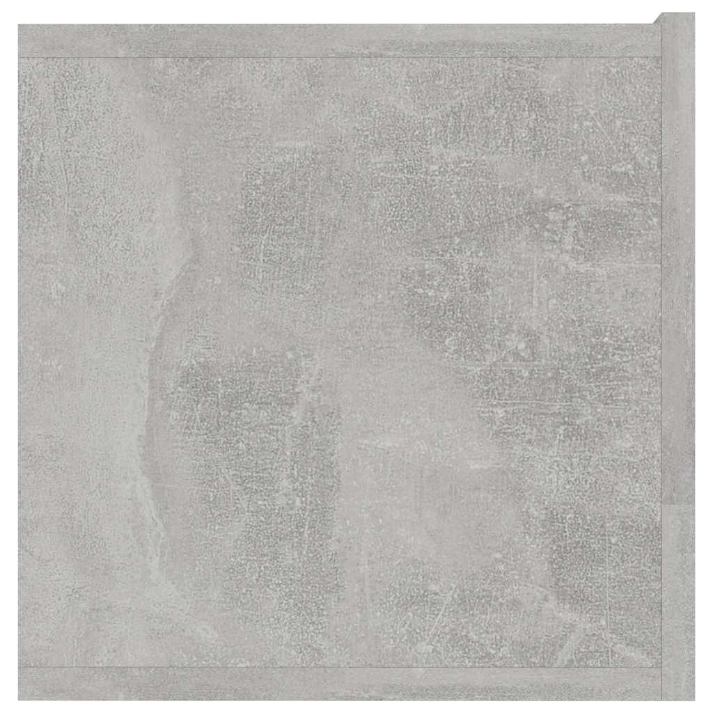 vidaXL TV Cabinet Concrete Grey 120x30x30 cm Engineered Wood