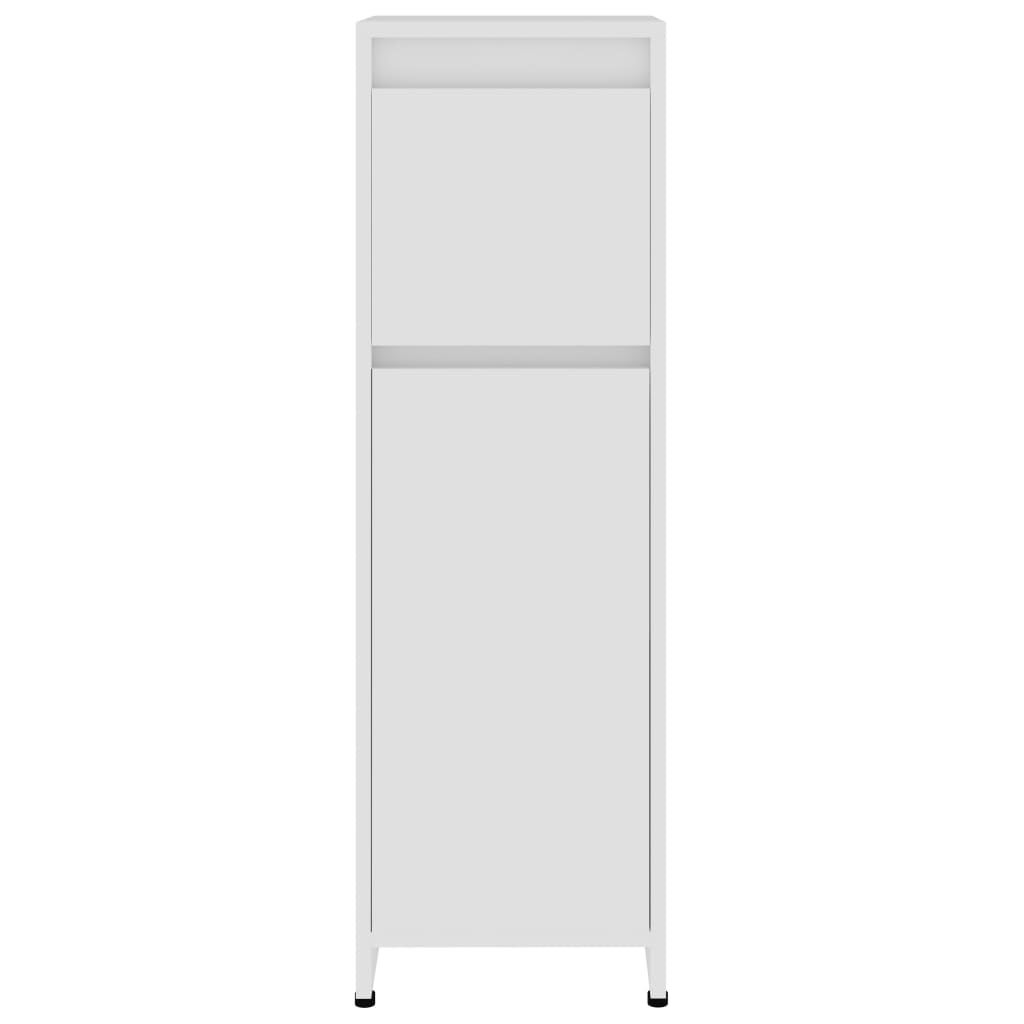 vidaXL Bathroom Cabinet White 30x30x95 cm Engineered Wood
