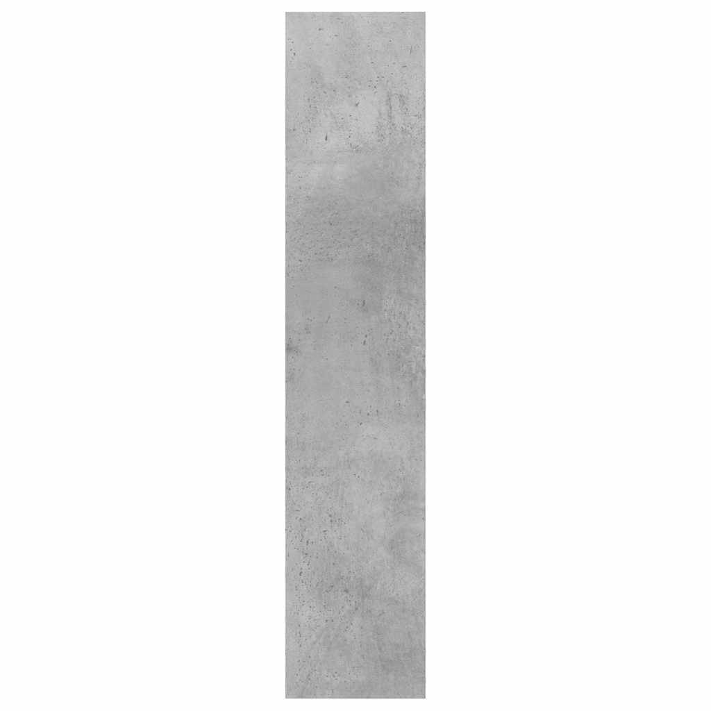 vidaXL Wall Shelf Concrete Grey 90x16x78 cm Engineered Wood