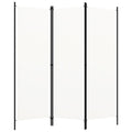 vidaXL 3-Panel Room Divider White 150x180 cm