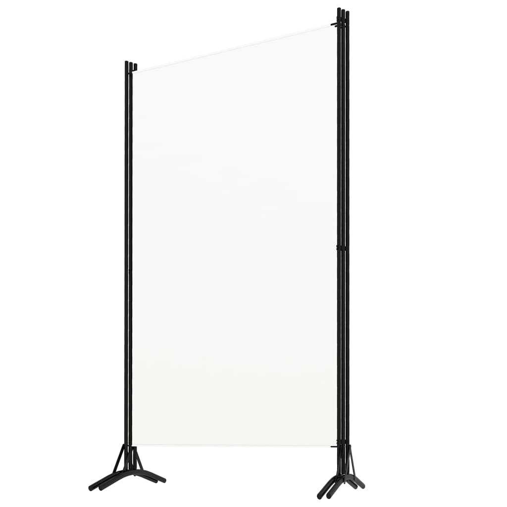 vidaXL 3-Panel Room Divider White 260x180 cm