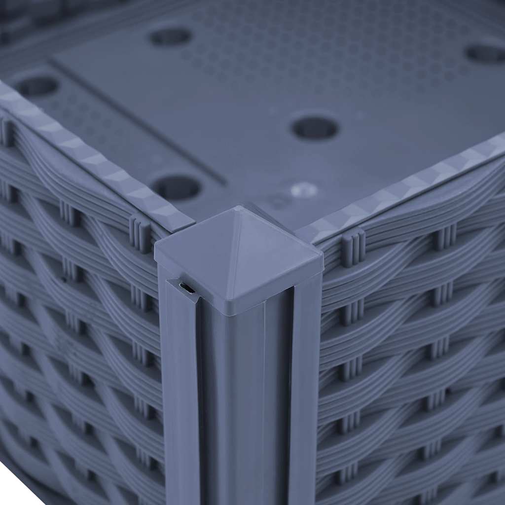 vidaXL Raised Bed 120x40x38 cm Polypropylene