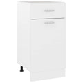 vidaXL Drawer Bottom Cabinet Lyon White 40x46x81.5 cm Engineered Wood