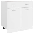 vidaXL Drawer Bottom Cabinet Lyon White 80x46x81.5 cm Engineered Wood