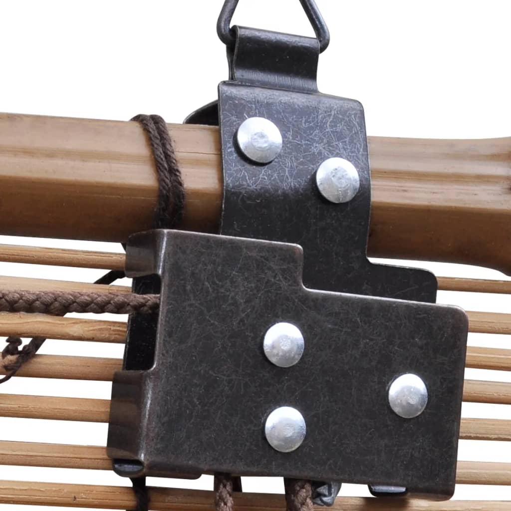 vidaXL Bamboo Roller Blinds 2 pcs 80 x 160 cm Brown