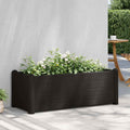 vidaXL Garden Raised Bed PP Anthracite 100x43x35 cm