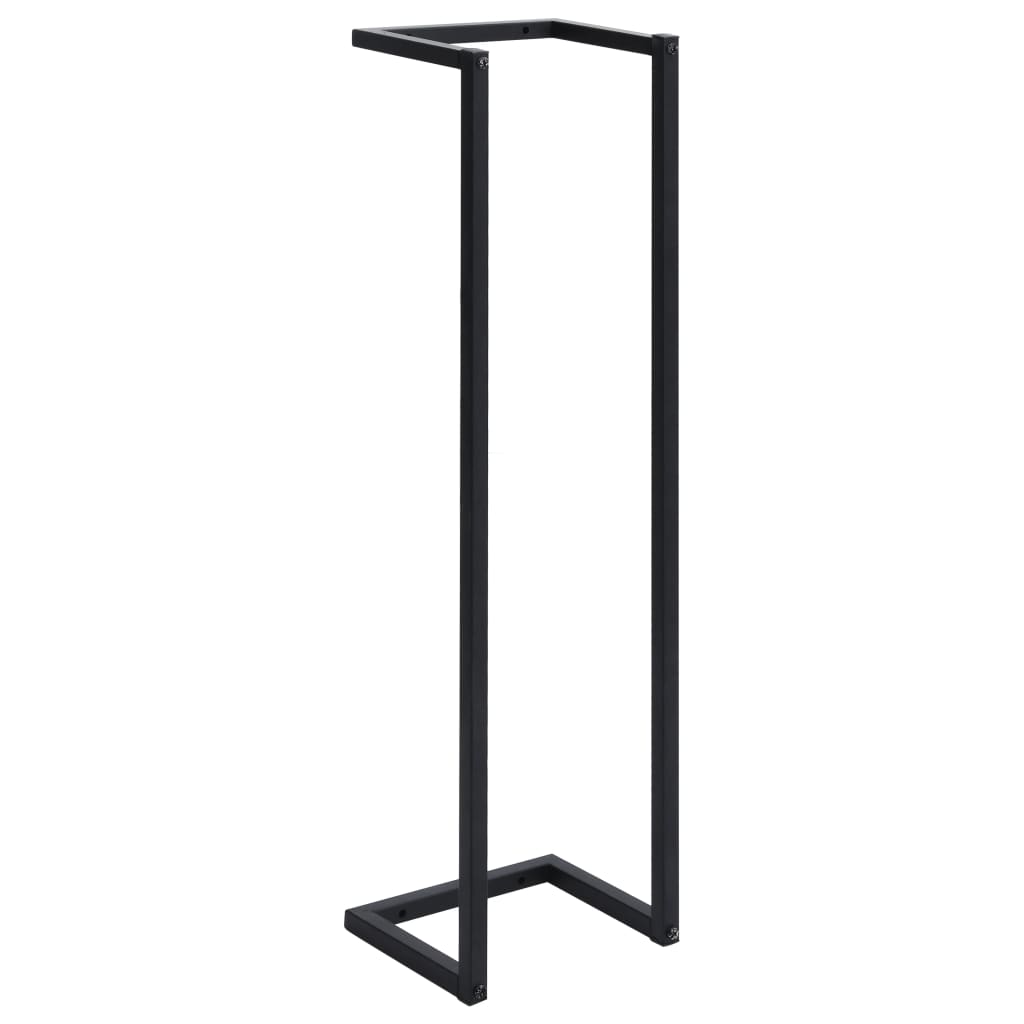 vidaXL Towel Rack Black 25x20x95 cm Iron