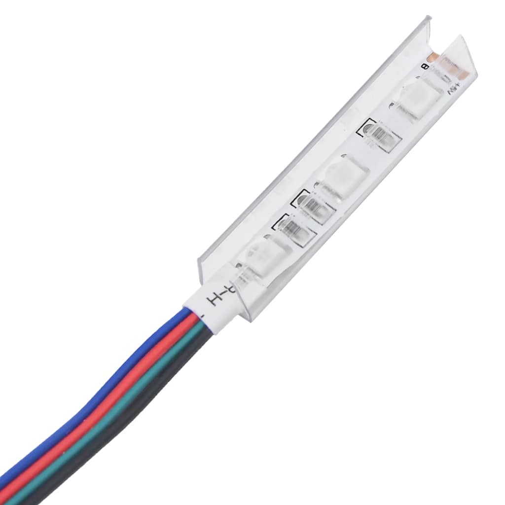 vidaXL TV Cabinet with LED Lights Black 140x40x36 cm