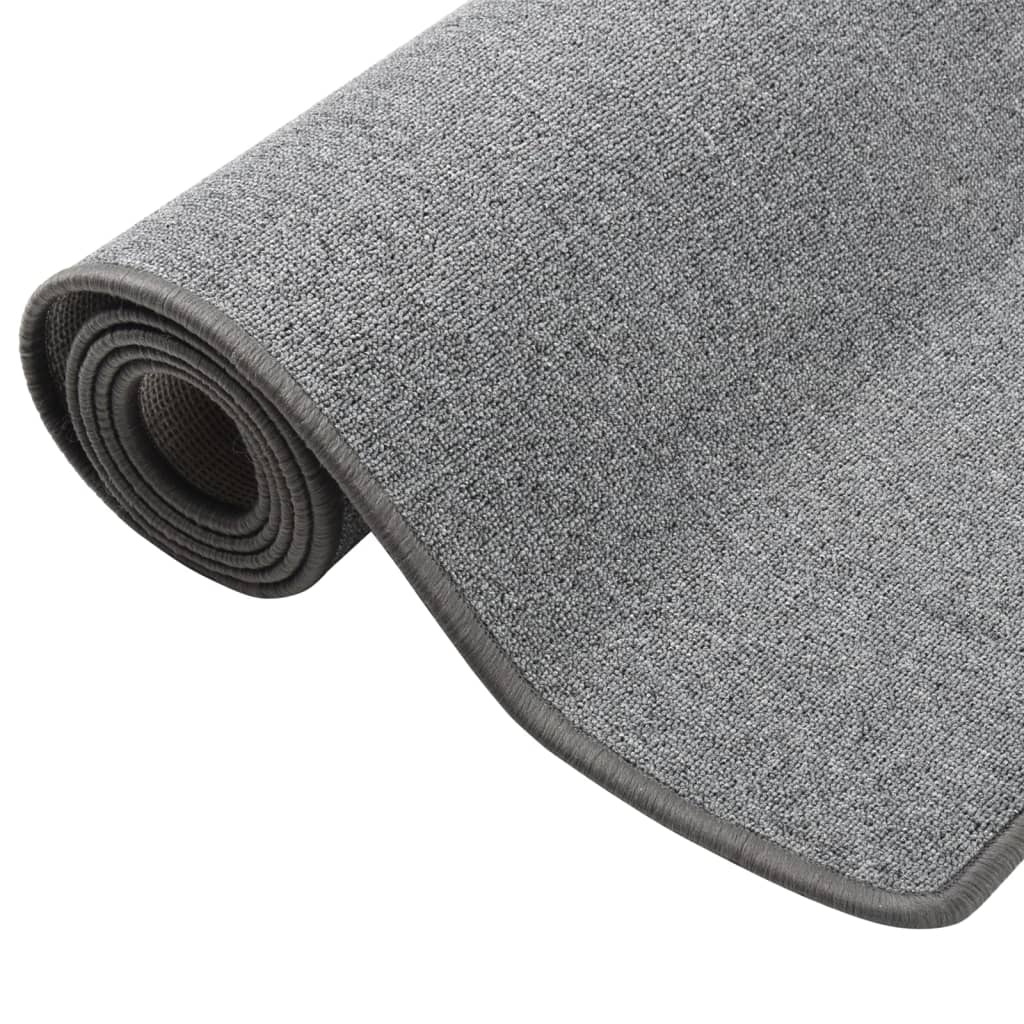 vidaXL Carpet Runner Dark Grey 50x150 cm