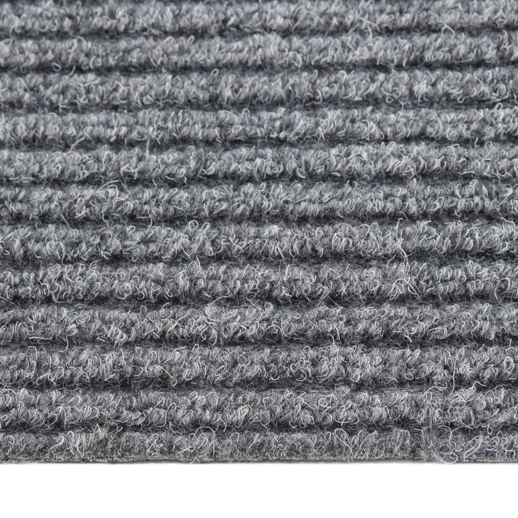 vidaXL Dirt Trapper Carpet Runner 100x100 cm Grey