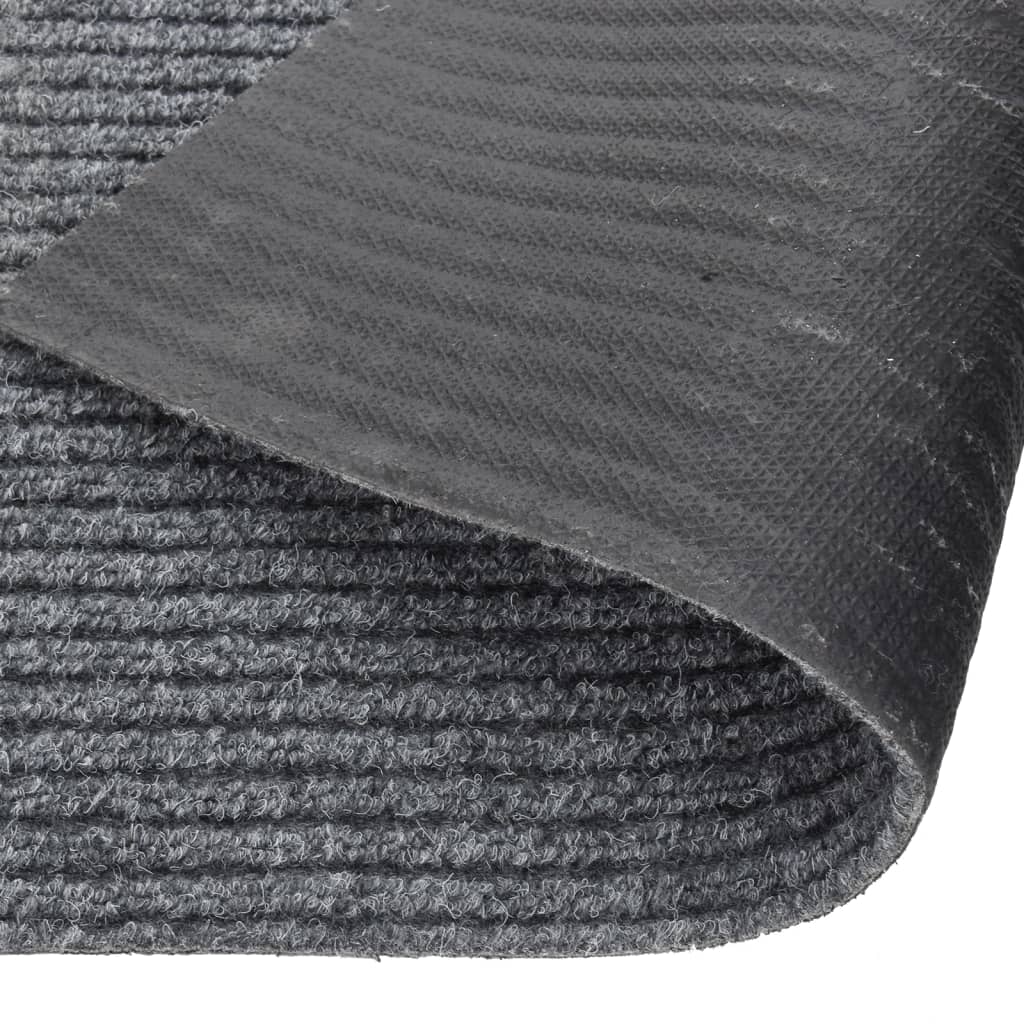 vidaXL Dirt Trapper Carpet Runner 100x100 cm Grey