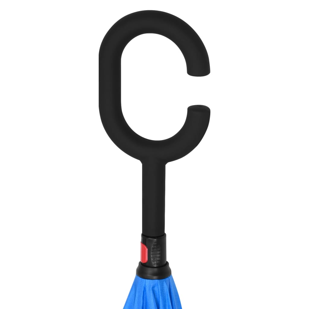 vidaXL Umbrella C-handle Black 108 cm