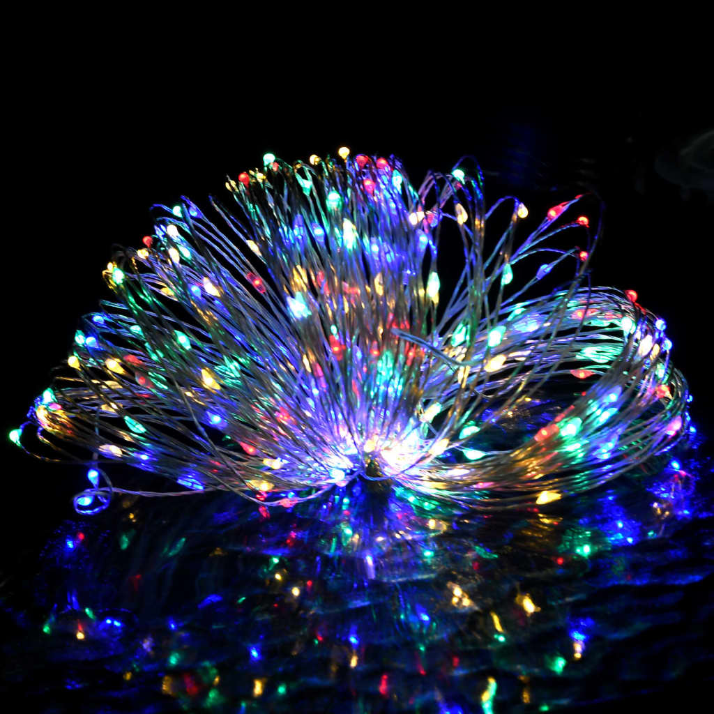 vidaXL LED Micro Fairy String Lights 40m 400 LED Colourful 8 Function