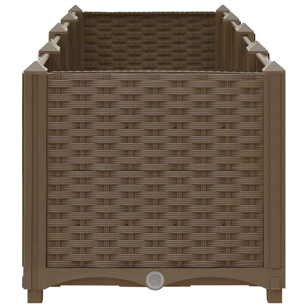 vidaXL Raised Bed 160x40x38 cm Polypropylene