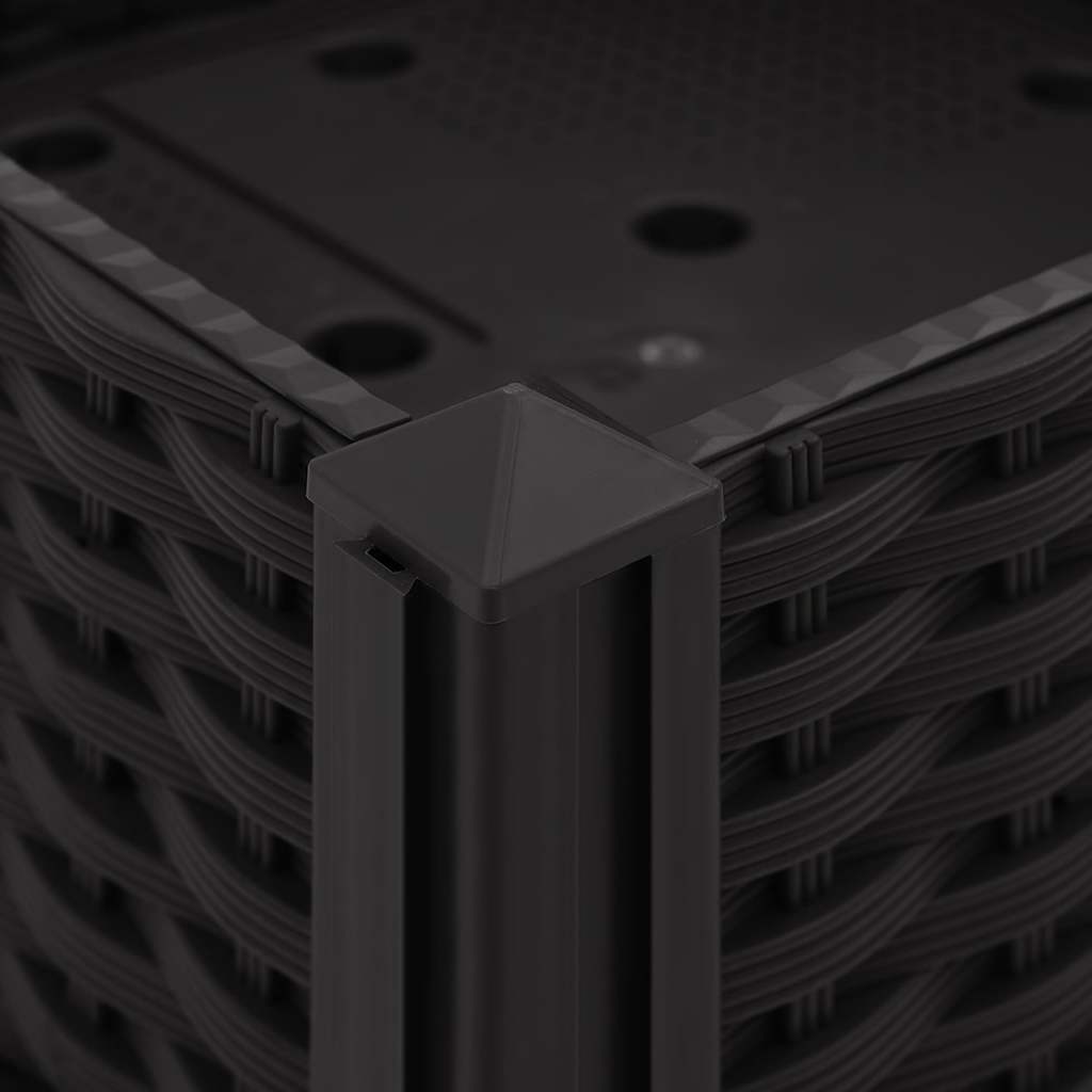 vidaXL Raised Bed 160x40x23 cm Polypropylene