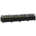 vidaXL Raised Bed 160x40x23 cm Polypropylene