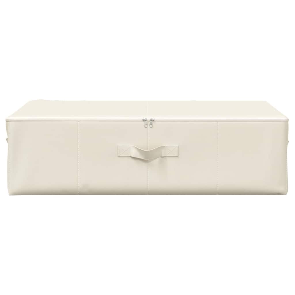 vidaXL Storage Boxes 2 pcs Fabric 70x40x18 cm Cream